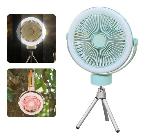 Luz De Ventilador De Escritorio, Batería Recargable, 2400 Ma