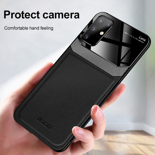Funda Para Galaxy S20 Plus 5g Piel Sintetica + Mica Hidrogel
