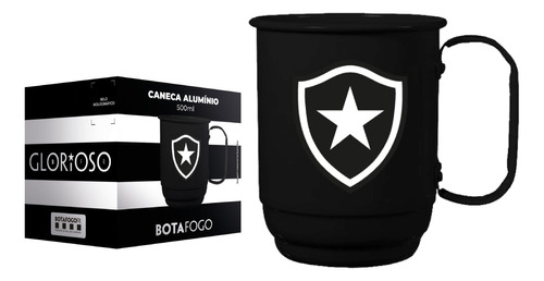 Caneca Aluminio Botafogo 500ml