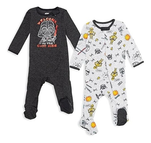 Ropa Para Bebe Paquete De 2 Pijamas Para Dormir Talla 3-6m