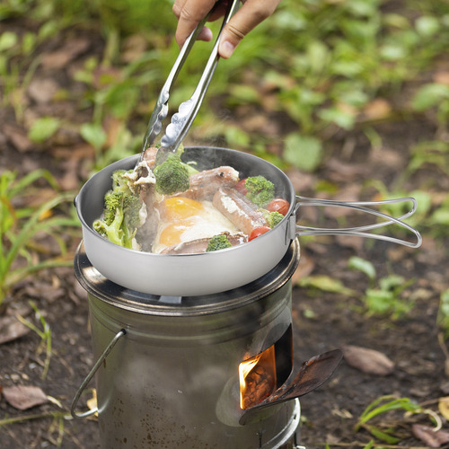 Utensilios De Cocina Al Aire Libre Con Asas De Malla Plegabl