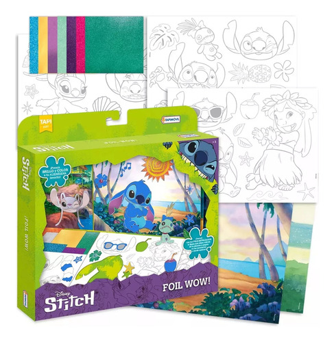 Foil Wow Stitch Set Decora Figuras Tapimovil