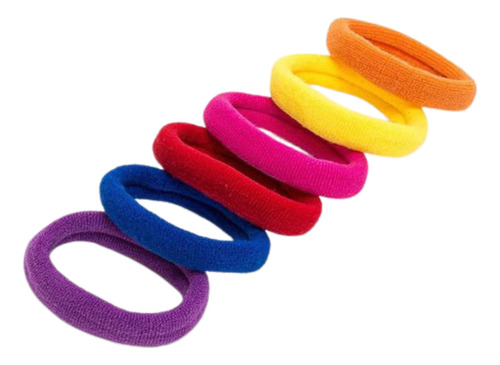 Kit 36 Xuxinhas De Cabelo Elastico De Meia Medio Confortavel