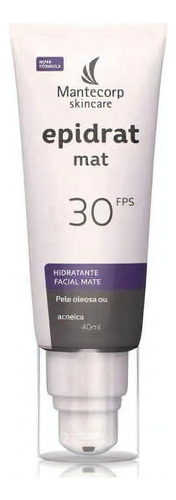 Epidrat Mat Protetor Solar Fps30 Hidratante Facial Mate 40ml
