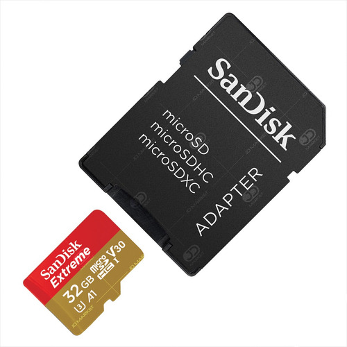 Imagen 3 de 5 de Tarjeta Micro Sdhc 32gb Sandisk Extreme, 4k, U3, A1, 100mb/s