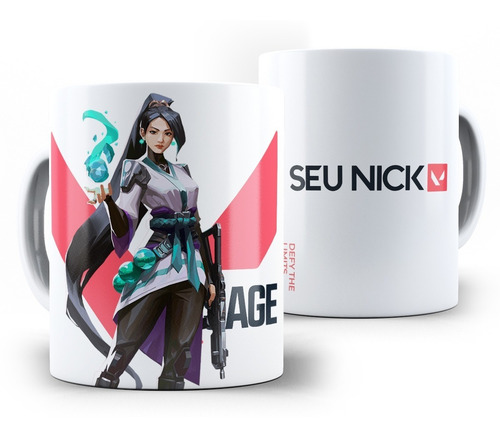 Imagem 10 de 10 de Caneca Valorant Sova Com Nome Personalizado