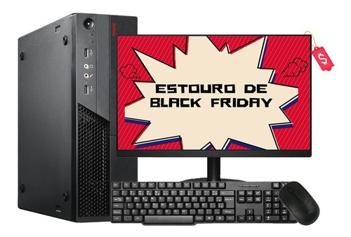 Computador Completo Lenovo Core 2 Duo 8gb Hd 160gb
