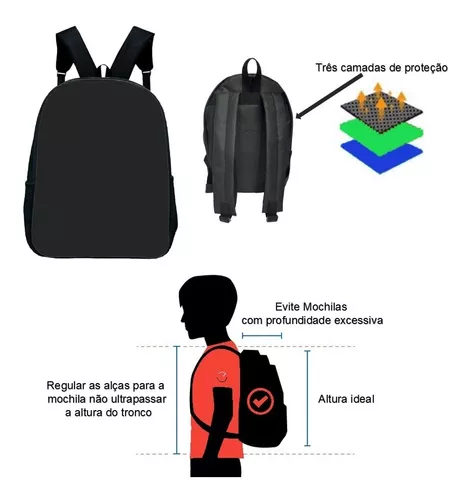 Mochila Escolar Clã Akatsuki Personagens