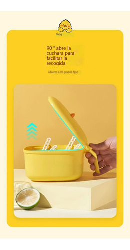 Caja De Especias Little Yellow Duck 4 Compartimentos