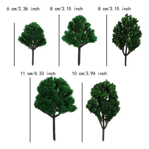 Modelo De Árboles En Miniatura Árboles De 20 Piezas