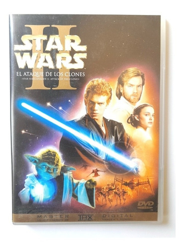 Star Wars El Ataque De Los Clones Dvd Original - Germanes