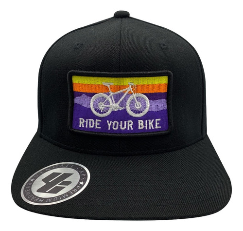 Gorra Yupoong Premium Visera Plana 6089m. Ride Your Bike