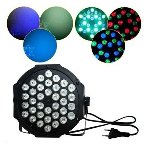 Canhão Refletor Led 36 Leds Rgb Bivolt Dmx Digital Slim 110V/220V