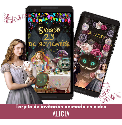 Video Invitación Digital Profesional Alicia Mp4