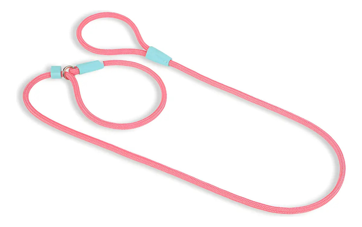 Guia Unificada Toh Para Adestramento Passeio Tranquilo 1,10m Cor Rosa