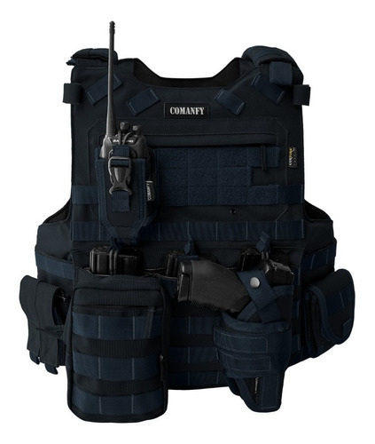 Colete Modular Prf Comanfy Cordura 1000 Dark Navy Combo