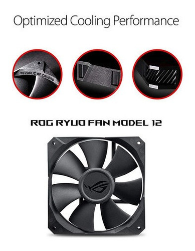 Imagen 2 de 8 de Enfriamiento Liquido Gamer Asus Rog Ryuo 240 Rgb