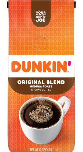 Dunkin Original Blend Medium Roast Ground Coffee 12oz(340g)