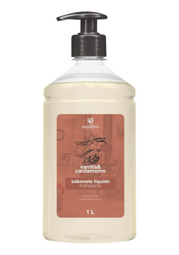 Equilíbrio Sabonete Líquido Vanilla E Cardamomo 01 L