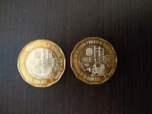 Moneda Conmemorativa Del Puerto De Veracruz