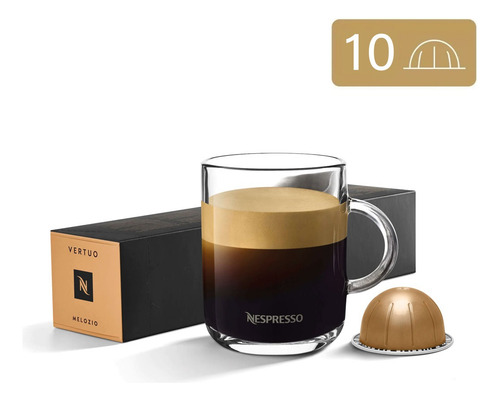 10 Cápsulas De Café Nespresso Vertuo Melozio