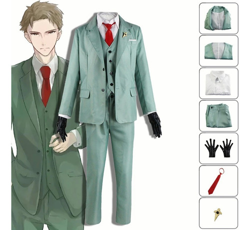 Traje De Disfraz De Anime Spy X Family Loid Forger Para Cosp