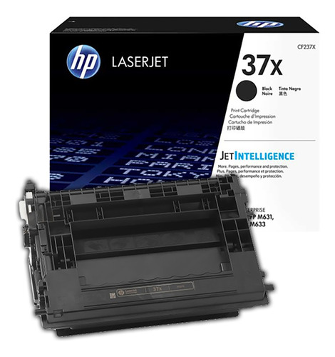 Tóner Hp 37x Cf237x Laserjet M607/m608/m609 Black 25,000 Pag