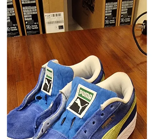 Zapatos puma sin cordones usados sale
