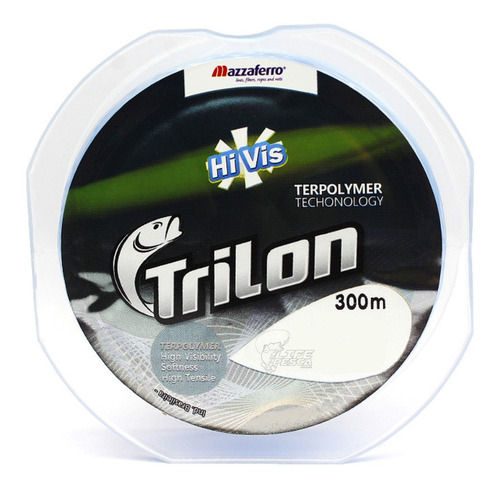 Linha Mono. Mazzaferro Trilon Hi-vis 0.45mm - 300 Metros