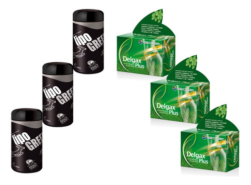 * Poweza Mega Pack Lipogreen X 3 + Delgax Plus X 3*