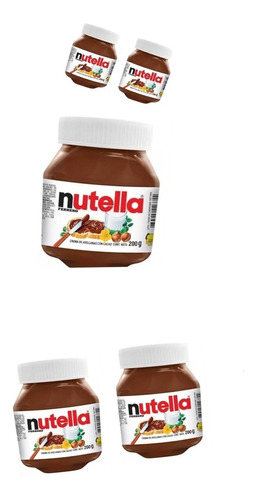 Nutella, Crema De Avellana 200g 5pzas