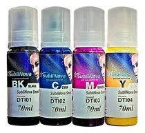 Comprar Tinta Sublimatica Inktec Para O Uso Em L3150 L3250 4x70ml Tinta Kit 4 Cores