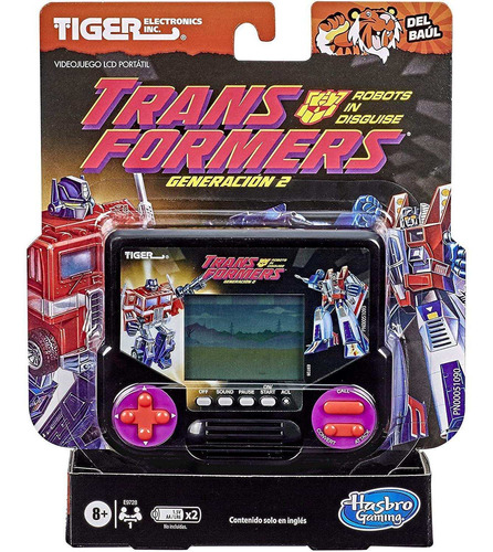Jogo Eletronico Mini Videogame Transformers Da Hasbro E9728