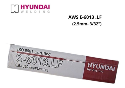 Electrodos 3/32 -2.5 Mm Hyundai E6013  Oferta 