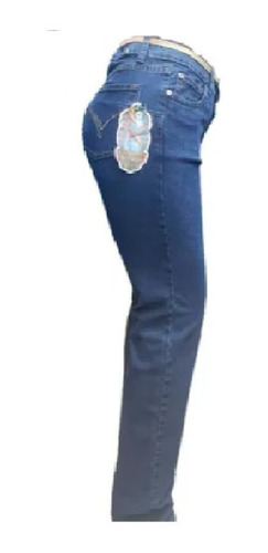Pantalon Jeans Clásico Stretch (28 - 34) Mujer - Colores