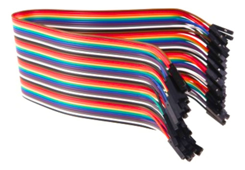 Kit De 120 Cables De 20cm Dupont Para Proyectos Arduino