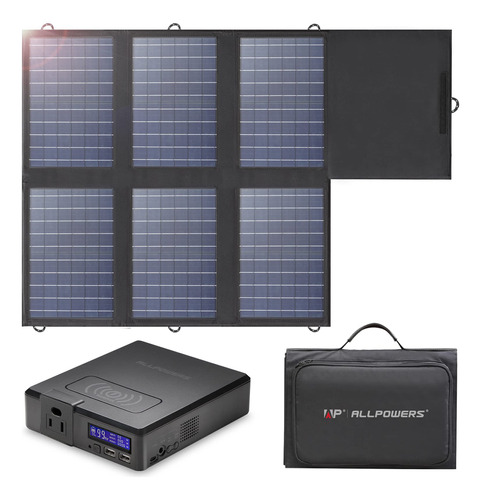 Allpowers Estacion Energia Portatil S200 Panel Solar Sp W Wh