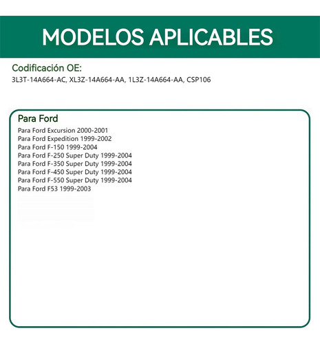 Ys Resorte Reloj Para Ford Excursion Expedition