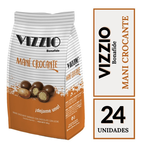 Vizzio Bonafide Mani Crocante 100g. Pack X 24