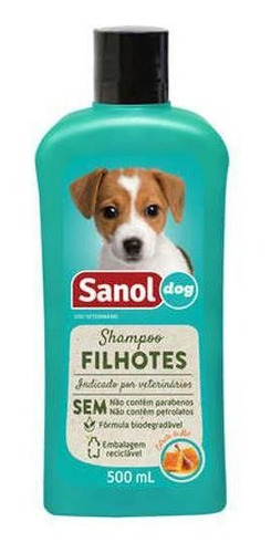 Shampoo Filhotes Sanol Dog 500 Ml