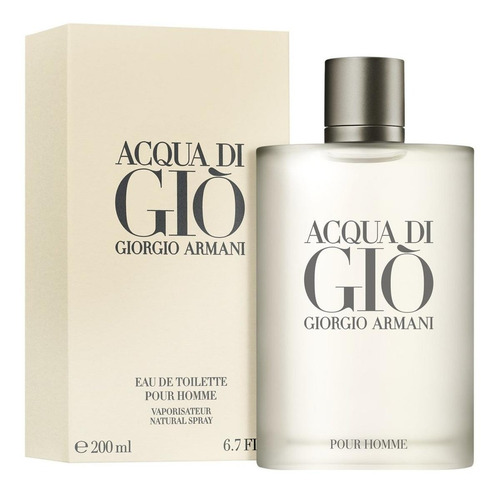 Imagen 2 de 2 de Giorgio Armani Acqua di Giò Eau de toilette 200 ml para hombre