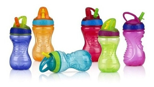 Vaso Para Niño Nuby Antiderrame Con Sorbete Flip-it 9923fl