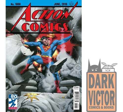 Superman Action Comics 1000 Cover B Steve Rude Ingles Stock