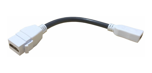 Imagem 3 de 6 de Espelho De Parede 4x2 Com 2 Hdmi 10cm E 1 Tomada 10a - Sh36