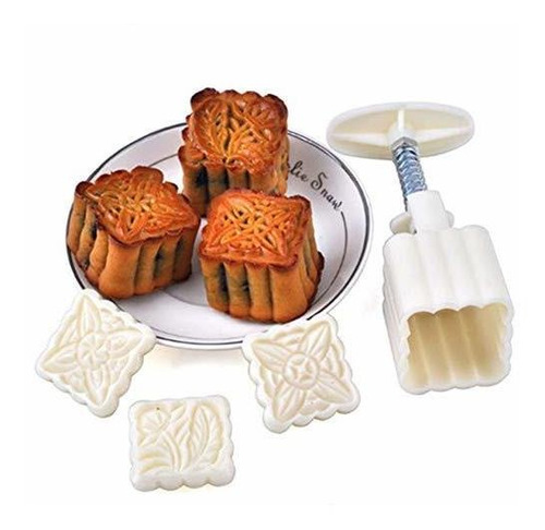 Resulzon Mooncake Fodant Regalo Bricolaje Luna Molde De Tart