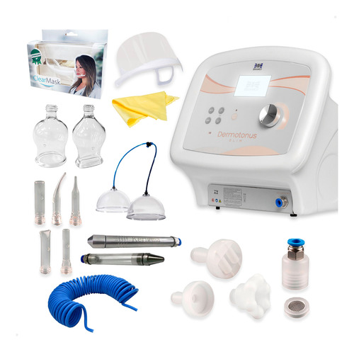 Dermotonus Slim Kit Completo Vacuoterapia Peeling Pump Up