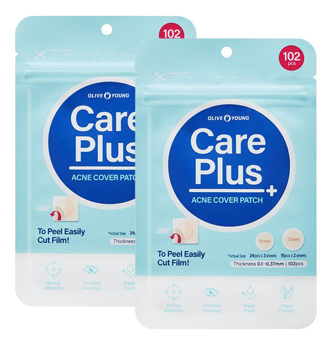 Olive Young Care Plus Spot Patch Paquete De 2 | Parche Core.