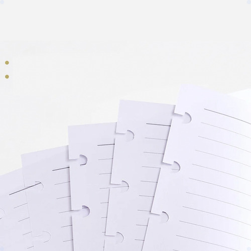 Refil Caderno De Discos Inteligente B5 Pautada Papel Compatível 10 Furos Escolar 80 Folhas Shopthis