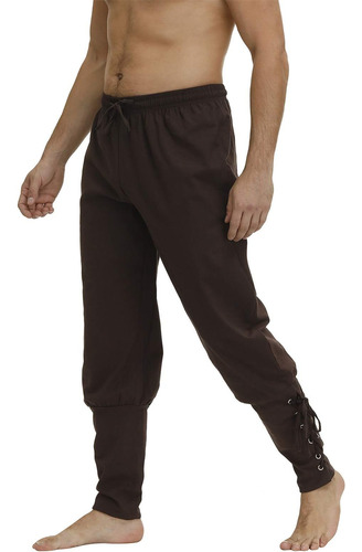Pantalones Renacentistas Con Puños En El Tobillo Para Hombre