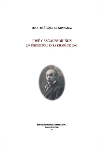 Libro Josã© Cascales Muã±oz - Sã¡nchez Gonzã¡lez, Juan Jo...